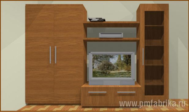 Дизайн-проект мебели для гостиной на ул. А.Лебедева