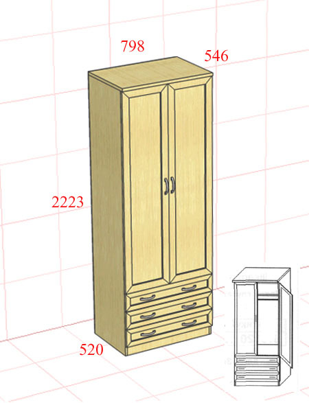 шкаф Л0125 
